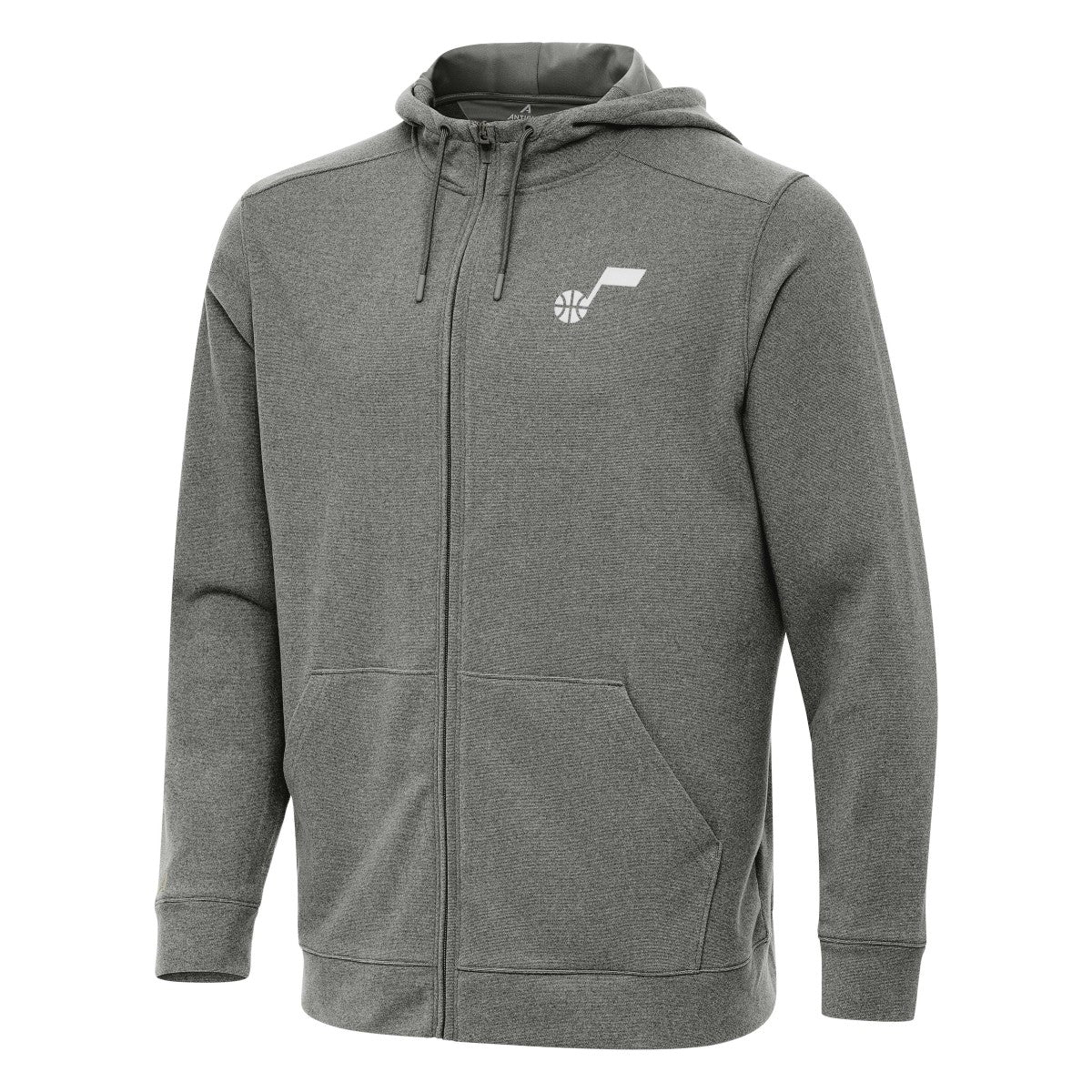 Utah Jazz Antigua Effortless Full-Zip Hoodie Jacket