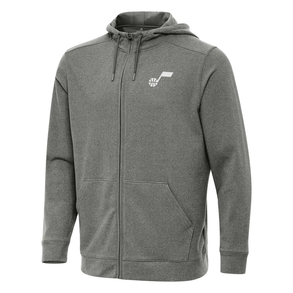 Utah Jazz Antigua Effortless Full-Zip Hoodie Jacket
