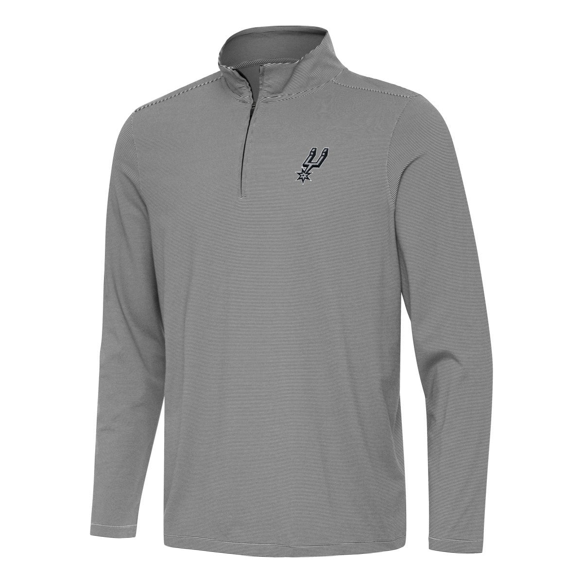 San Antonio Spurs Antigua Twine Quarter-Zip Top