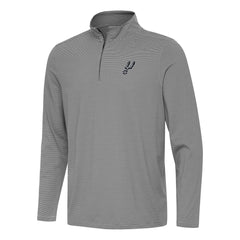 San Antonio Spurs Antigua Twine Quarter-Zip Top