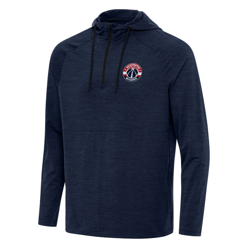 Washington Wizards Antigua Spikes Raglan Quarter-Zip Hoodie