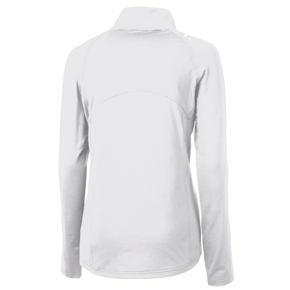 Cutter & Buck Women's Adapt Eco Knit Stretch Recycled Half-Zip Pullover Top - Cleveland Browns Pullover
