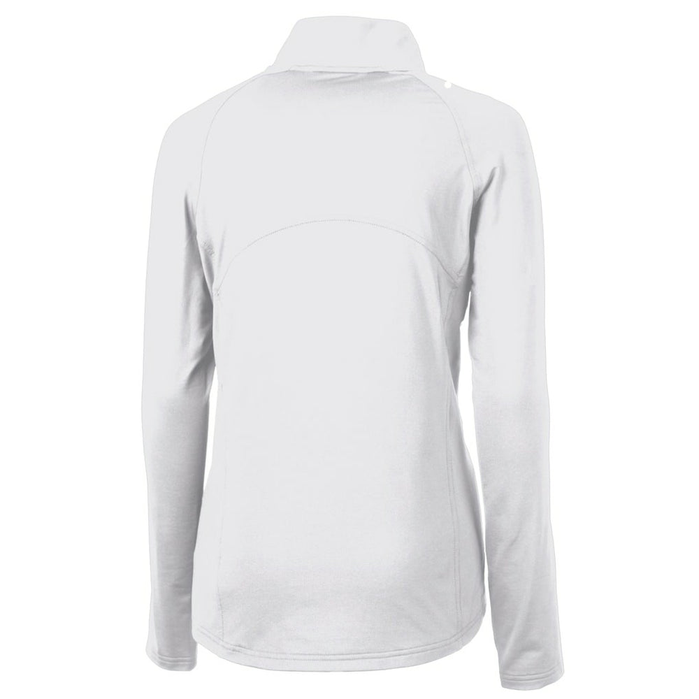 Cutter & Buck Women's Adapt Eco Knit Stretch Recycled Half-Zip Pullover Top - Cleveland Browns Pullover