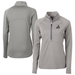Cutter & Buck Women's Adapt Eco Knit Stretch Recycled Half-Zip Pullover Top - Cleveland Browns Pullover