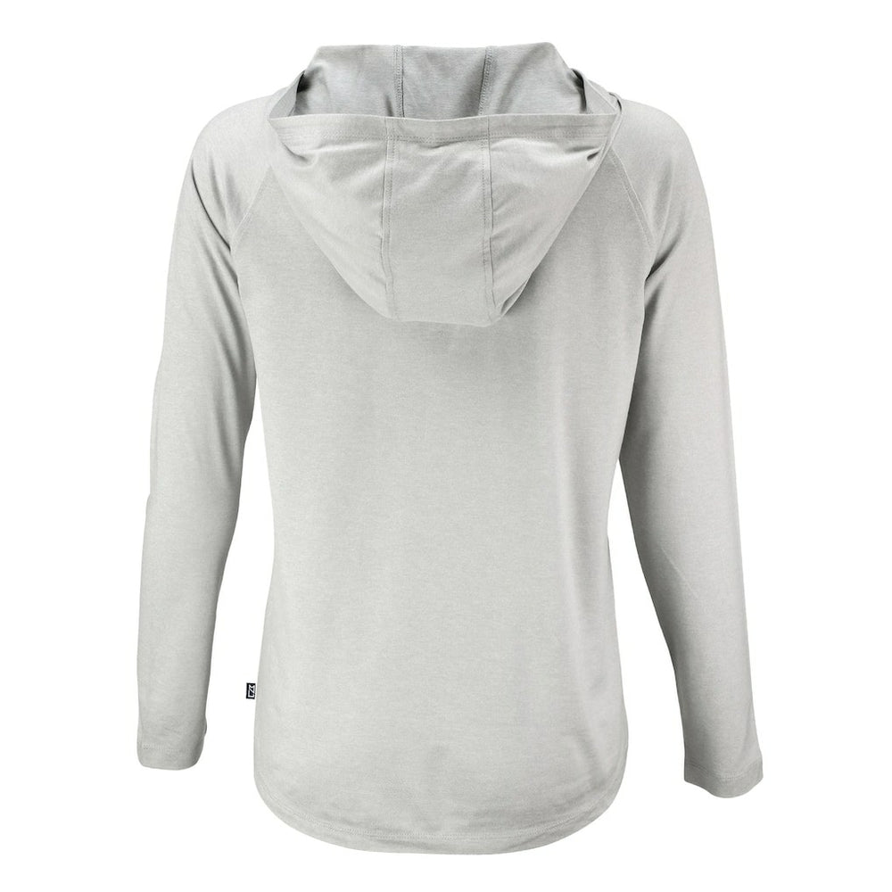 Cutter & Buck Women's Coastline Epic Comfort Eco Recycled Quarter-Snap Long Sleeve Hoodie T-Shirt - Cleveland Browns Hoodies