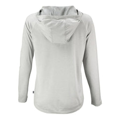 Cutter & Buck Women's Coastline Epic Comfort Eco Recycled Quarter-Snap Long Sleeve Hoodie T-Shirt - Cleveland Browns Hoodies