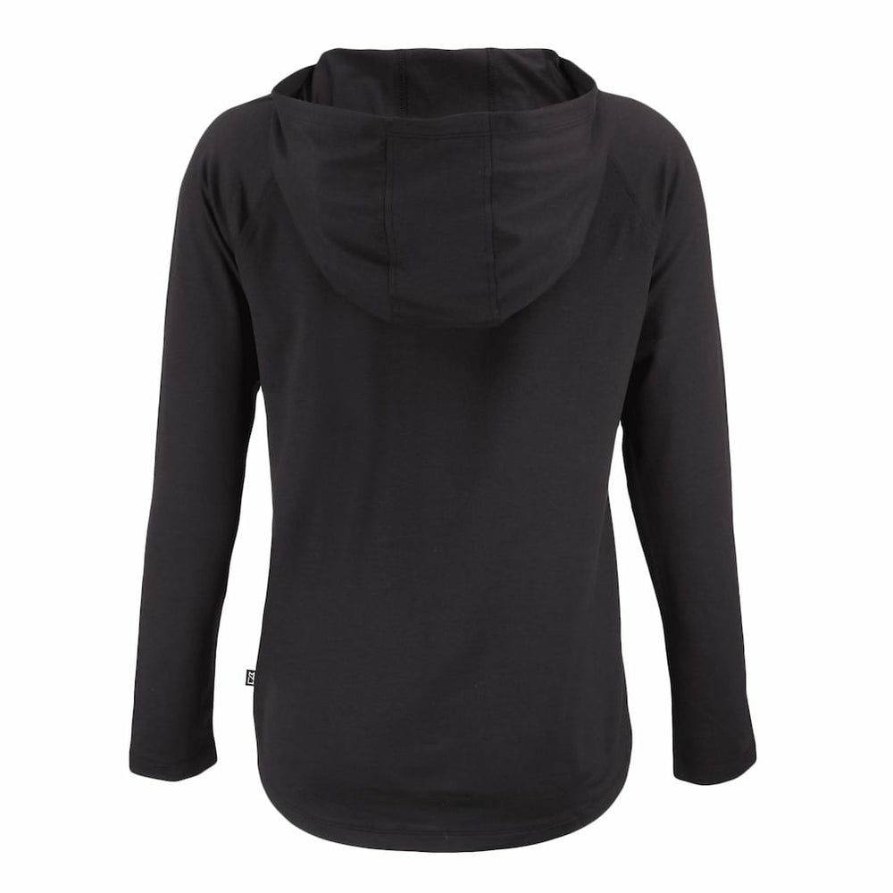 Cutter & Buck Women's Coastline Epic Comfort Eco Recycled Quarter-Snap Long Sleeve Hoodie T-Shirt - Cleveland Browns Hoodies