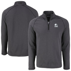 Cutter & Buck Peshastin Eco Fleece Recycled Half-Zip Pullover - Cleveland Browns Pullover