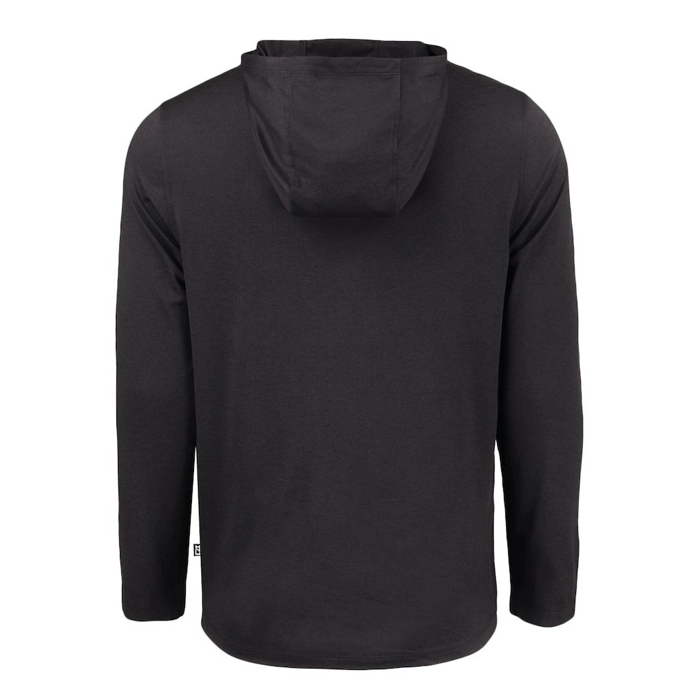 Cutter & Buck Coastline Epic Comfort Eco Recycled Long Sleeve Hooded T-Shirt - Cleveland Browns T-shirts