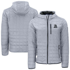 Cutter & Buck Rainier Primaloft Eco Full-Zip Hooded Jacket - Cleveland Browns Jackets