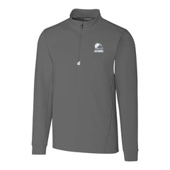 Cutter & Buck Big & Tall Traverse Stretch Eco Quarter-Zip Pullover Top - Cleveland Browns Pullover