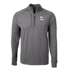 Cutter & Buck Big & Tall Adapt Eco Knit Quarter-Zip Top - Cleveland Browns Tops
