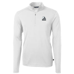 Cutter & Buck Big & Tall Virtue Eco Pique Recycled Quarter-Zip Pullover Top - Cleveland Browns Pullover