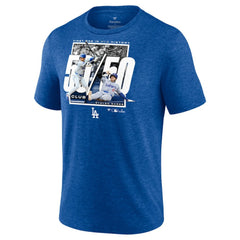 Heather Royal Shohei Ohtani Los Angeles Dodgers Fanatics 50/50 Club T-Shirt