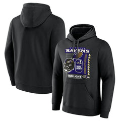 Bud Light Pullover Hoodie - Baltimore Ravens Hoodies