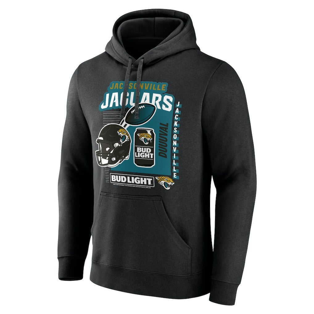 Bud Light Pullover Hoodie - Jacksonville Jaguars Hoodies