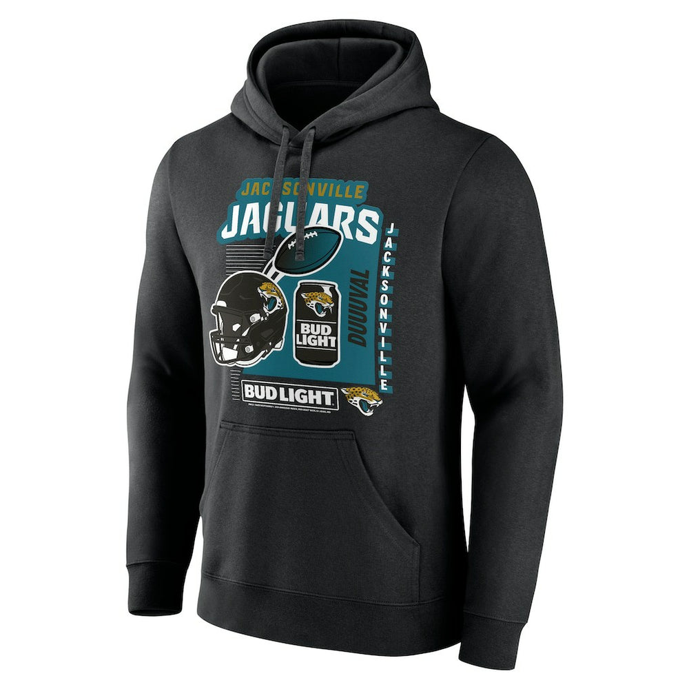 Bud Light Pullover Hoodie - Jacksonville Jaguars Hoodies
