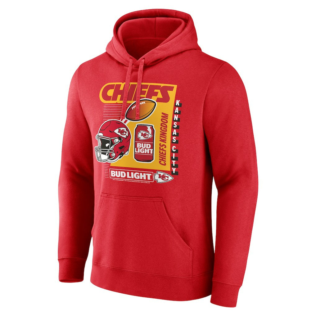 Bud Light Pullover Hoodie - Kansas City Chiefs Hoodies