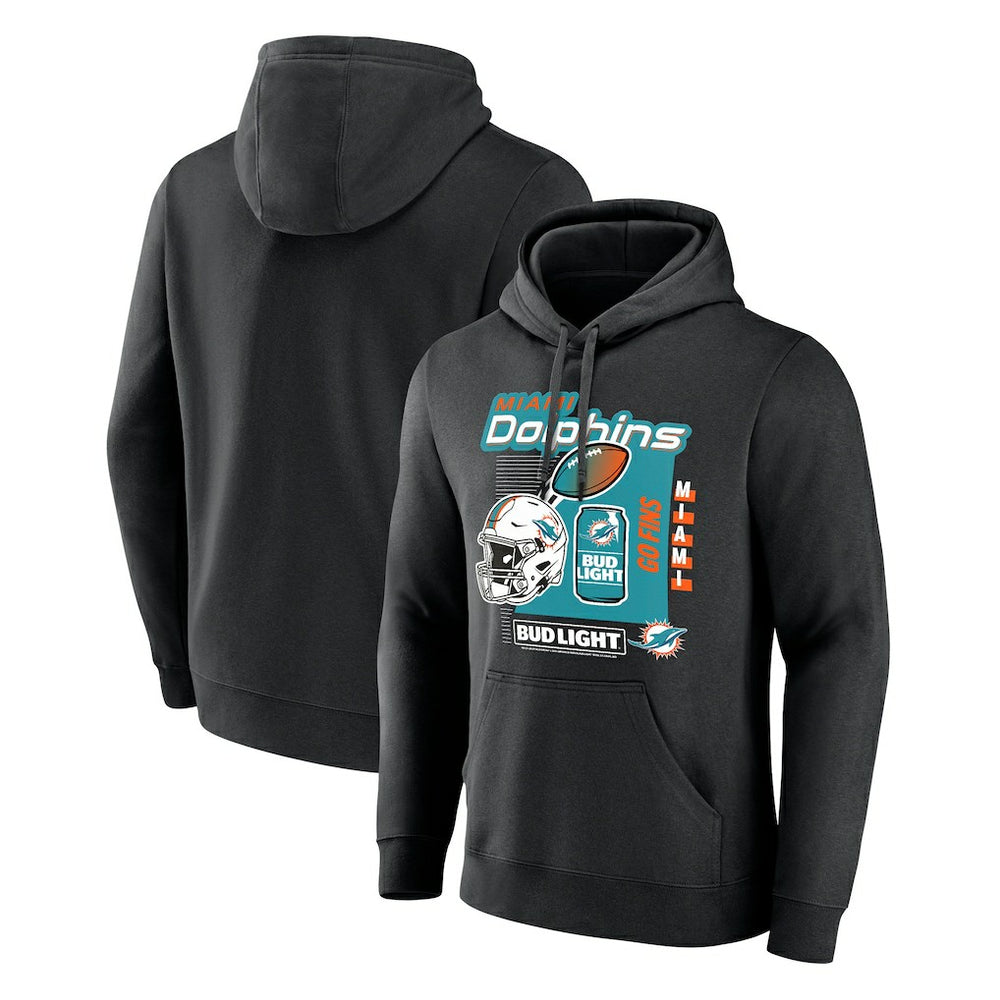 Bud Light Pullover Hoodie - Miami Dolphins Hoodies