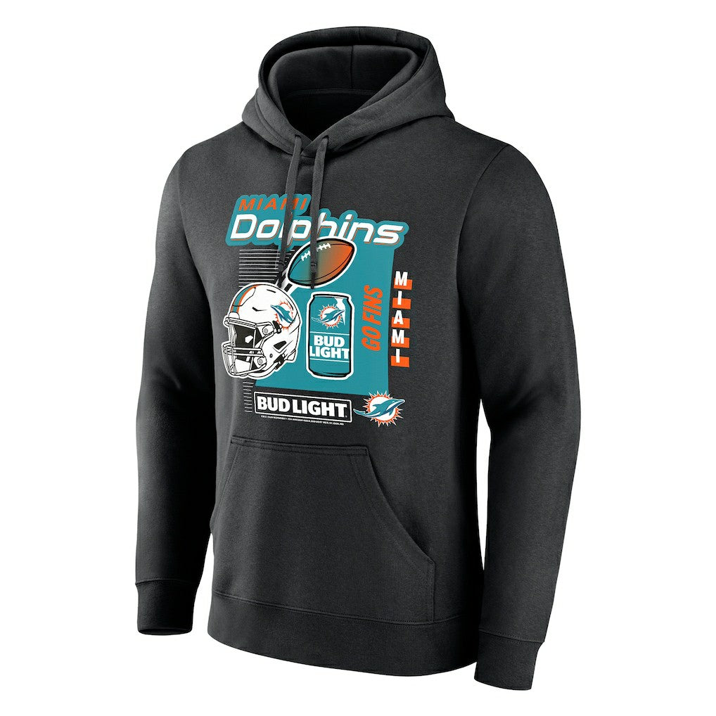Bud Light Pullover Hoodie - Miami Dolphins Hoodies