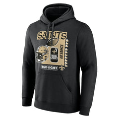 Bud Light Pullover Hoodie - New Orleans Saints Hoodies