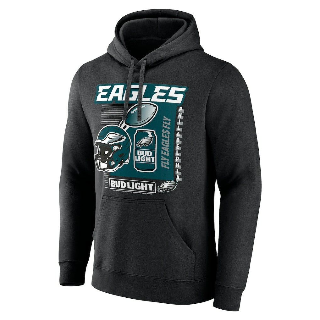 Bud Light Pullover Hoodie - Philadelphia Eagles Hoodies