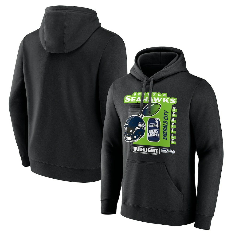 Bud Light Pullover Hoodie - Seattle Seahawks Hoodies
