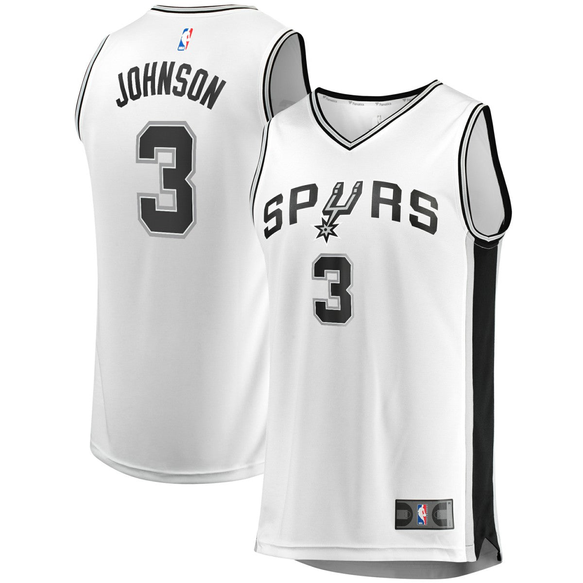 Fanatics Keldon Johnson San Antonio Spurs Fast Break Association Jersey