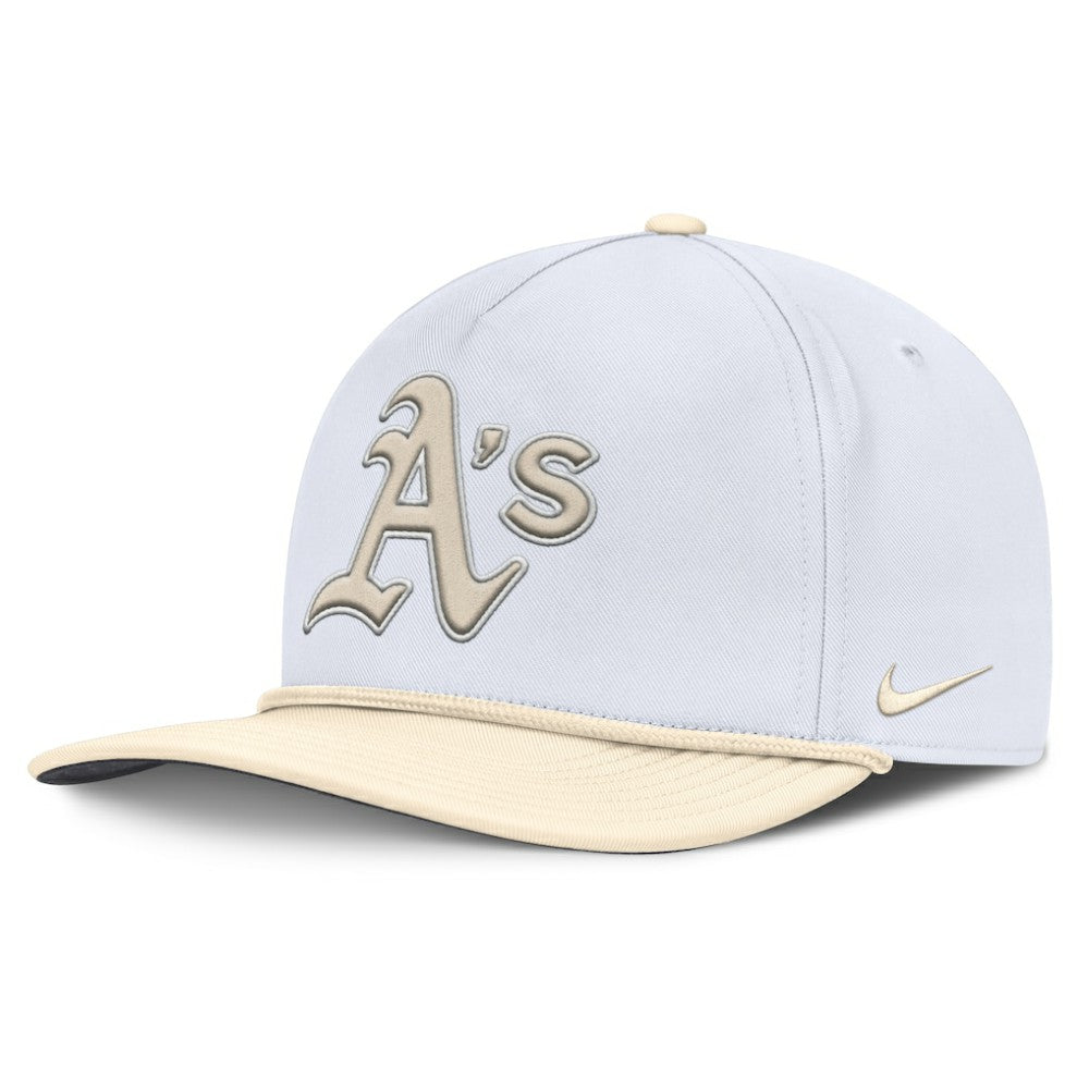 White/Cream Athletics Nike Pro Performance Snapback Hat