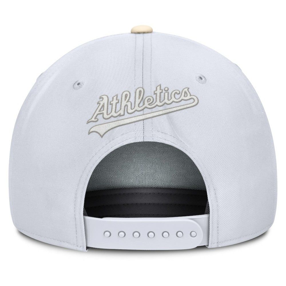 White/Cream Athletics Nike Pro Performance Snapback Hat
