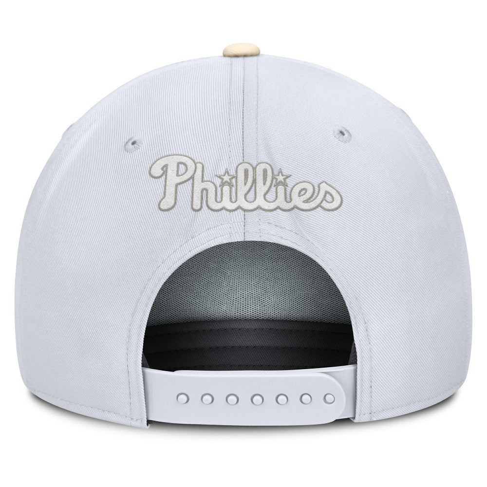 White/Cream Philadelphia Phillies Nike Pro Performance Snapback Hat