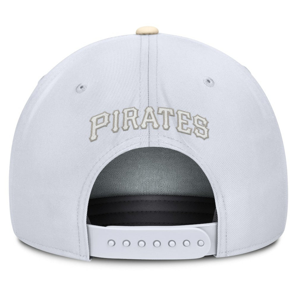 White/Cream Pittsburgh Pirates Nike Pro Performance Snapback Hat