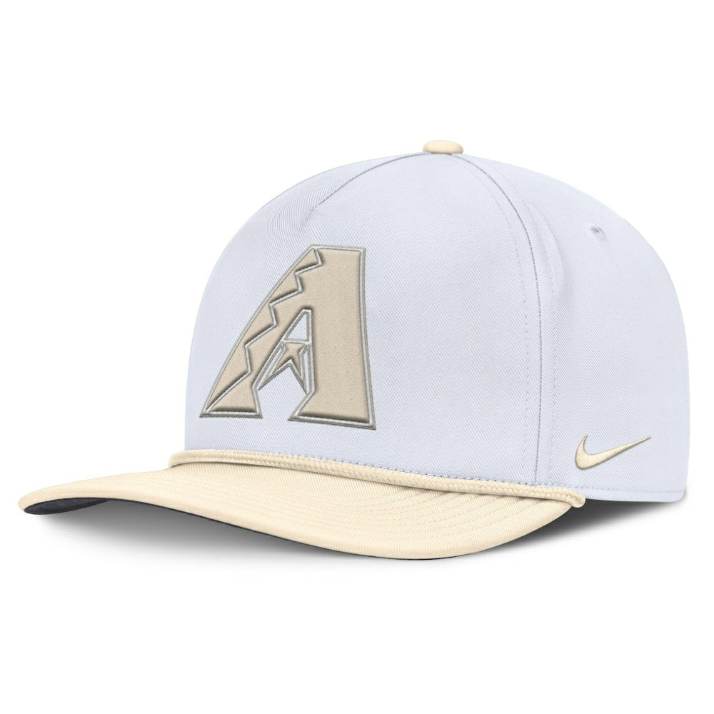 White/Cream Arizona Diamondbacks Nike Pro Performance Snapback Hat