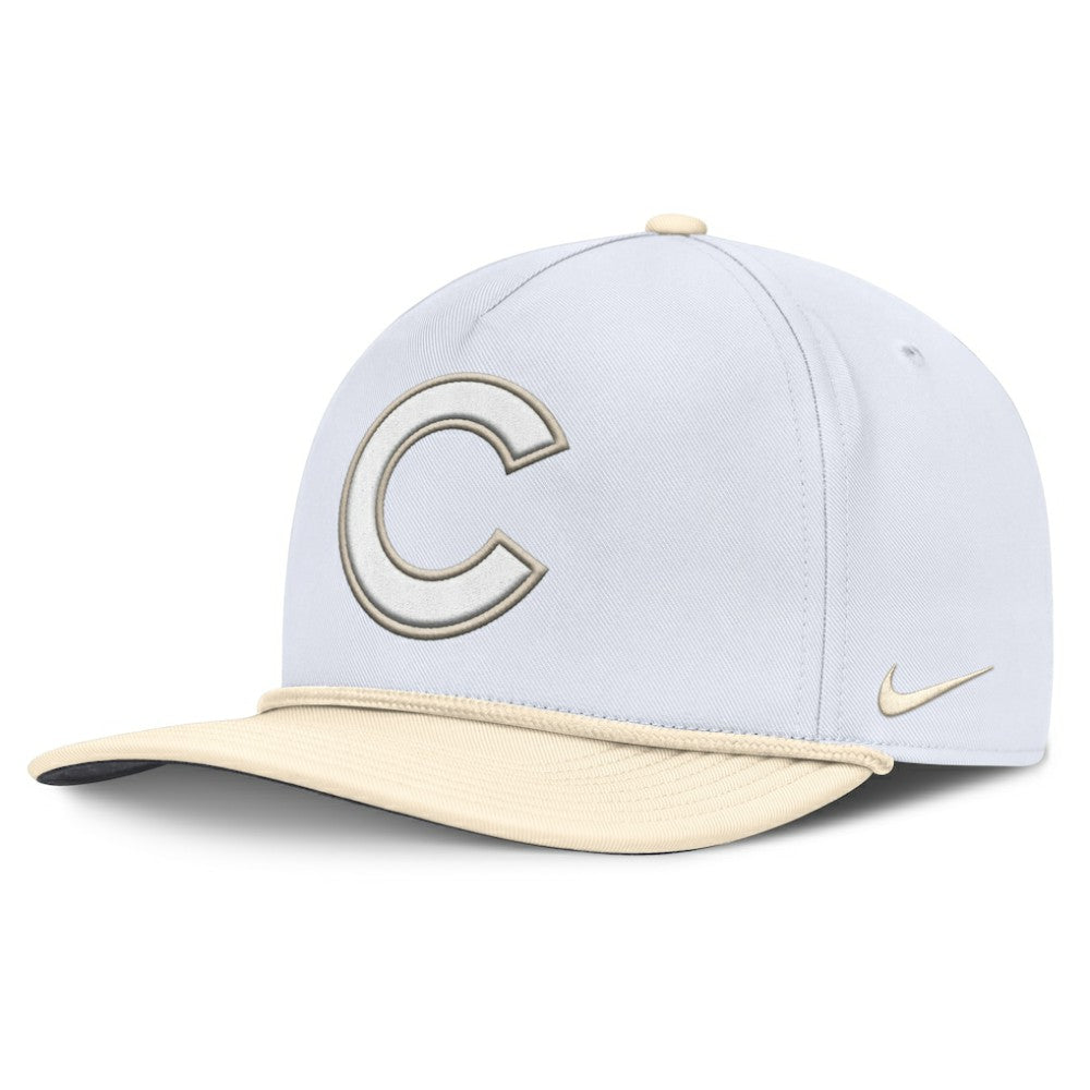 White/Cream Chicago Cubs Nike Pro Performance Snapback Hat