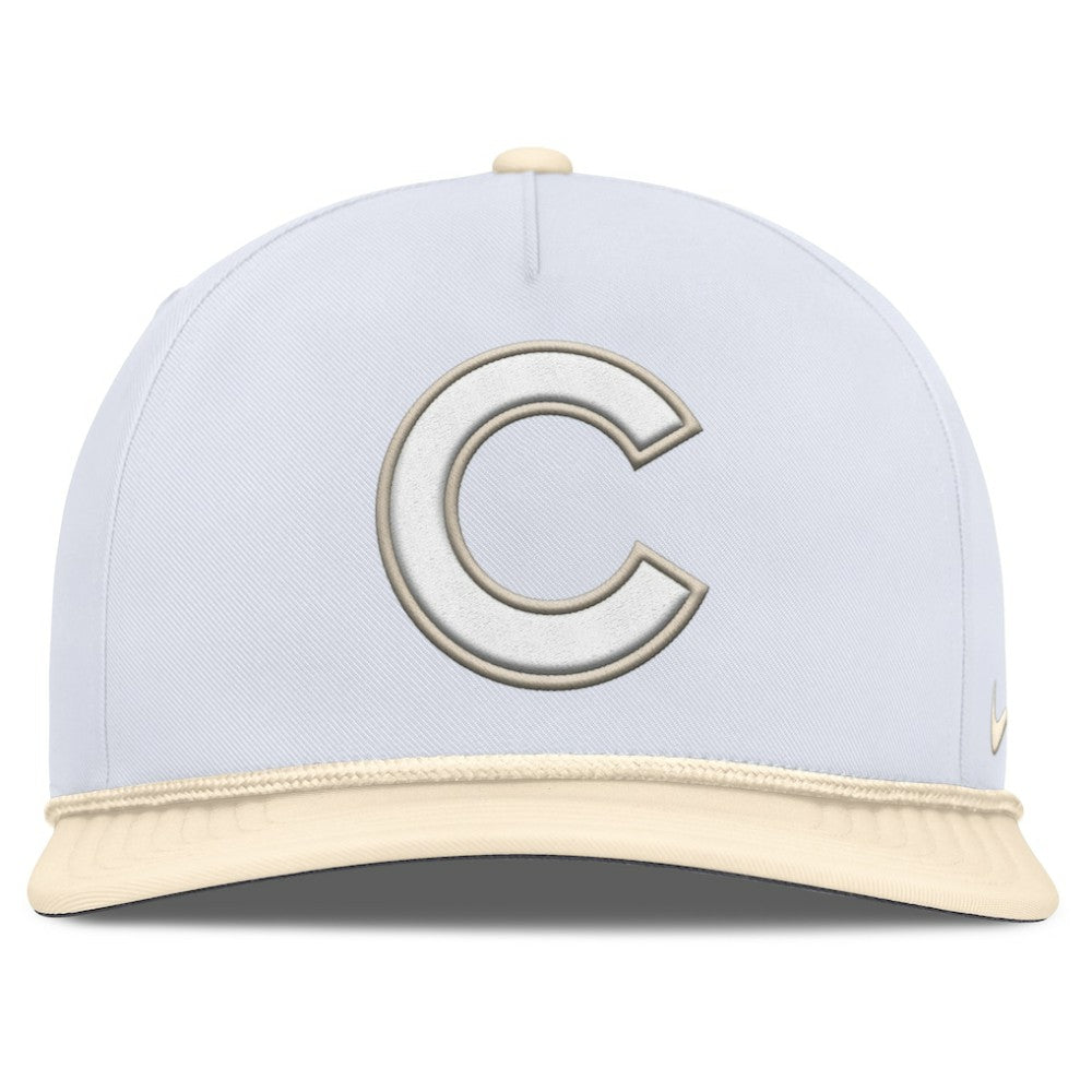 White/Cream Chicago Cubs Nike Pro Performance Snapback Hat