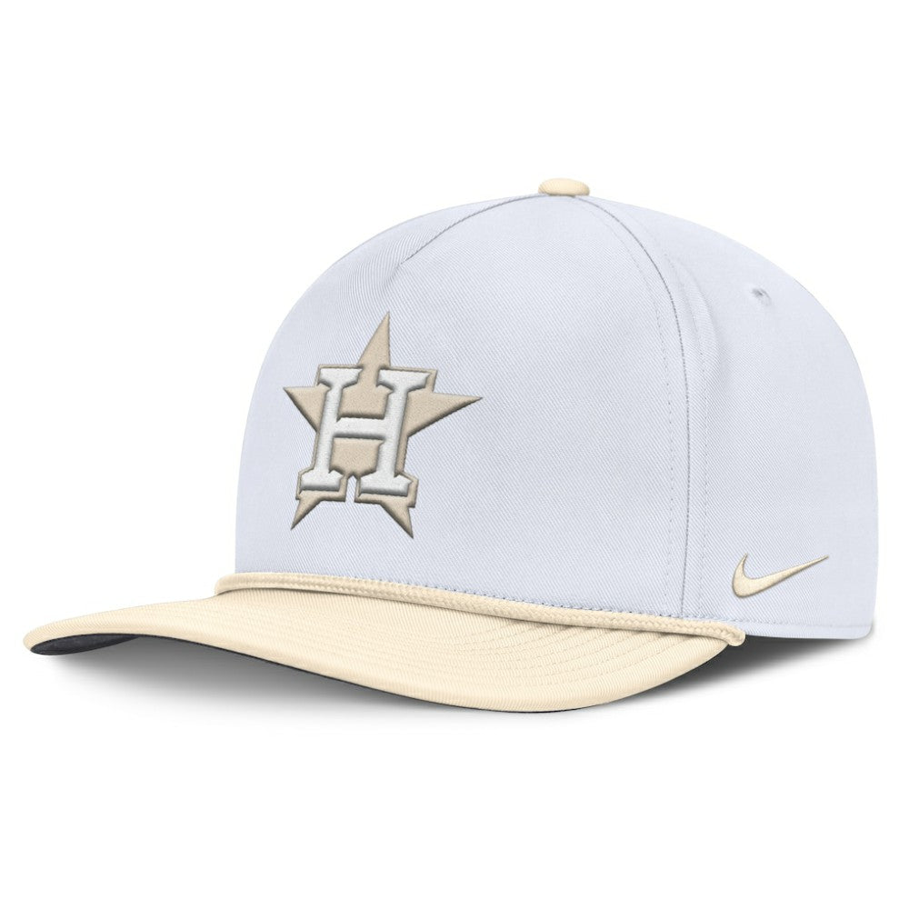 White/Cream Houston Astros Nike Pro Performance Snapback Hat