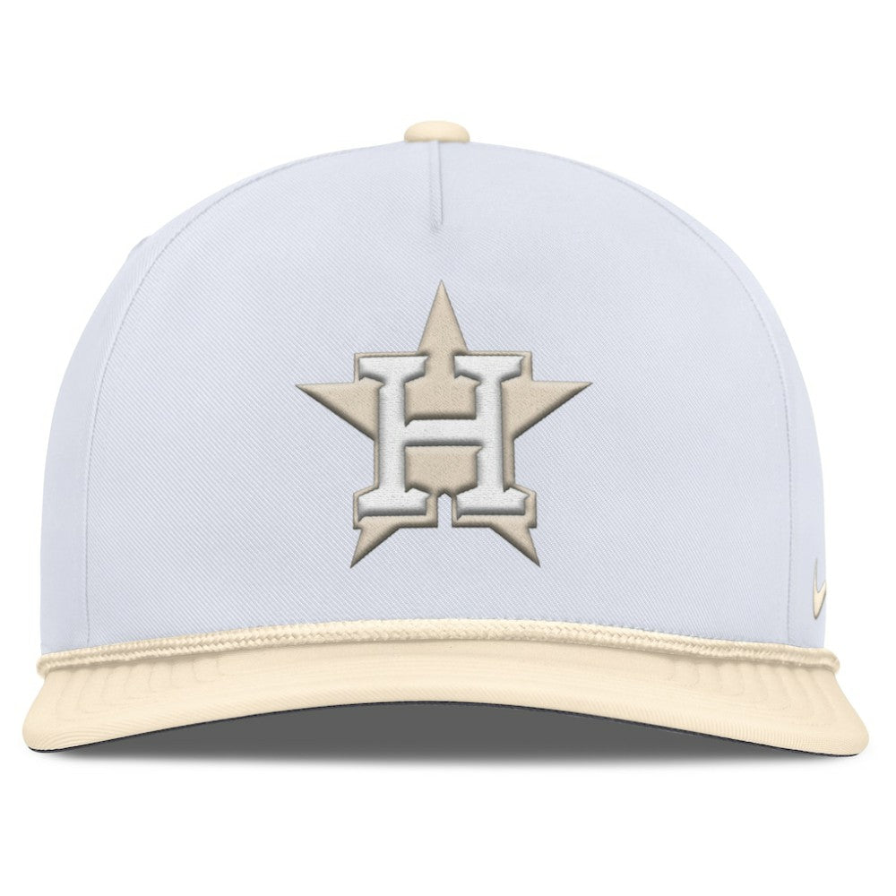 White/Cream Houston Astros Nike Pro Performance Snapback Hat
