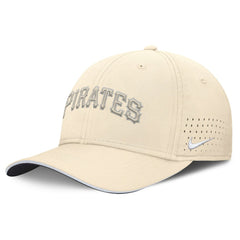 Cream Pittsburgh Pirates Nike Rise Performance Flex Hat
