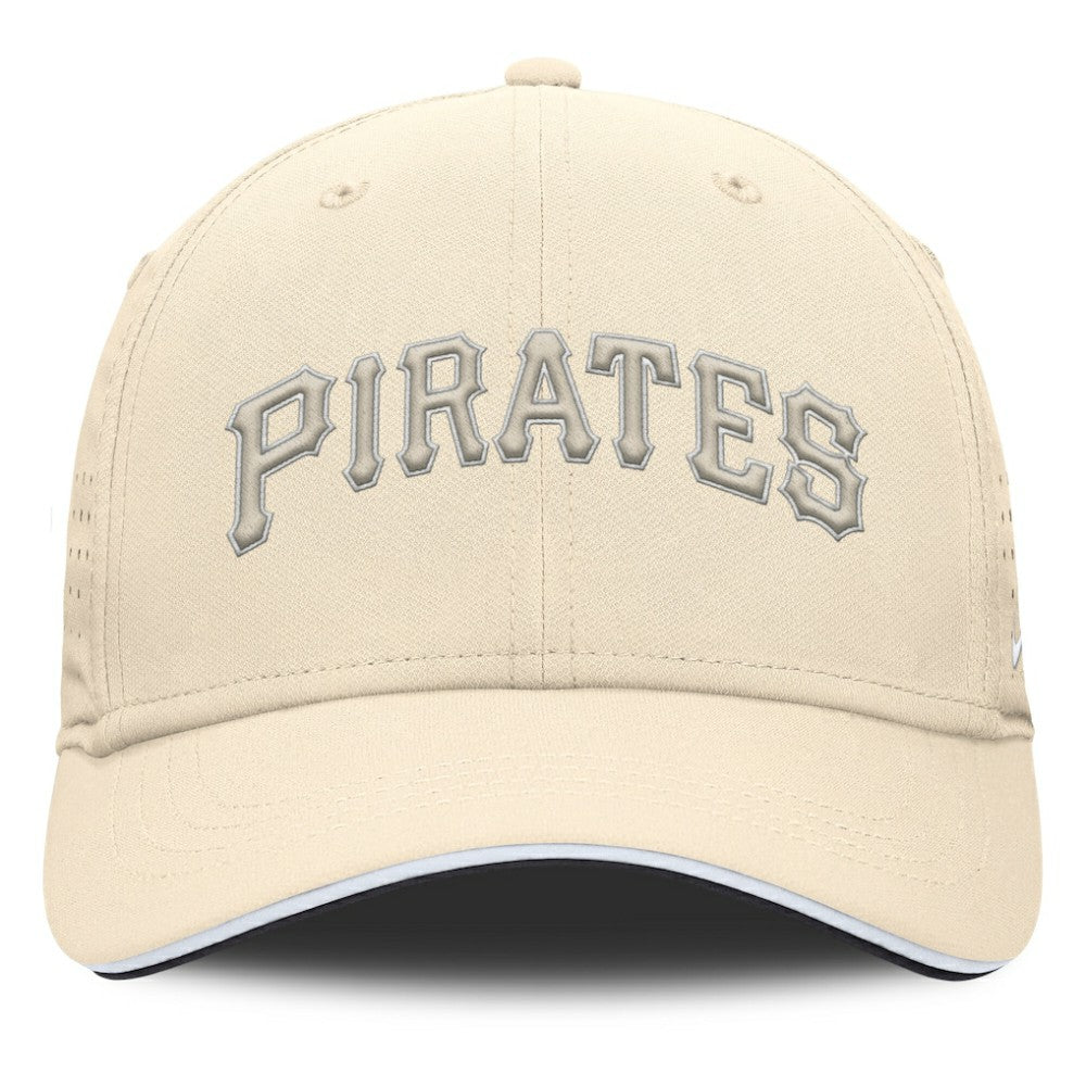 Cream Pittsburgh Pirates Nike Rise Performance Flex Hat