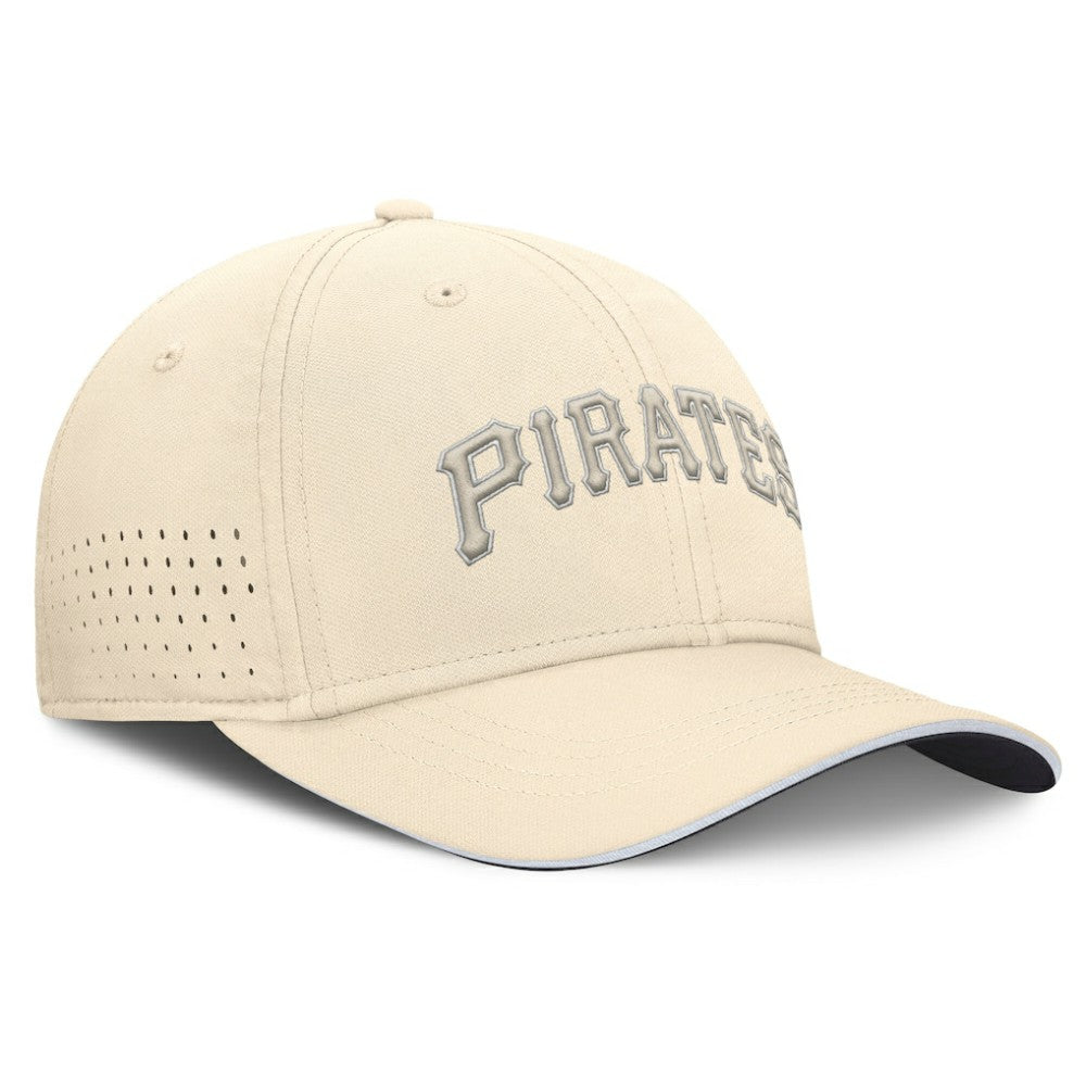 Cream Pittsburgh Pirates Nike Rise Performance Flex Hat