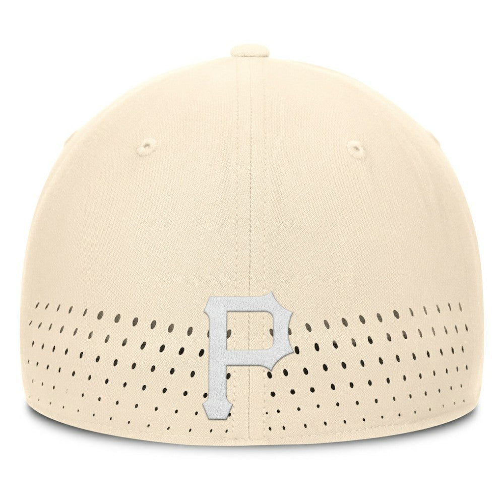 Cream Pittsburgh Pirates Nike Rise Performance Flex Hat