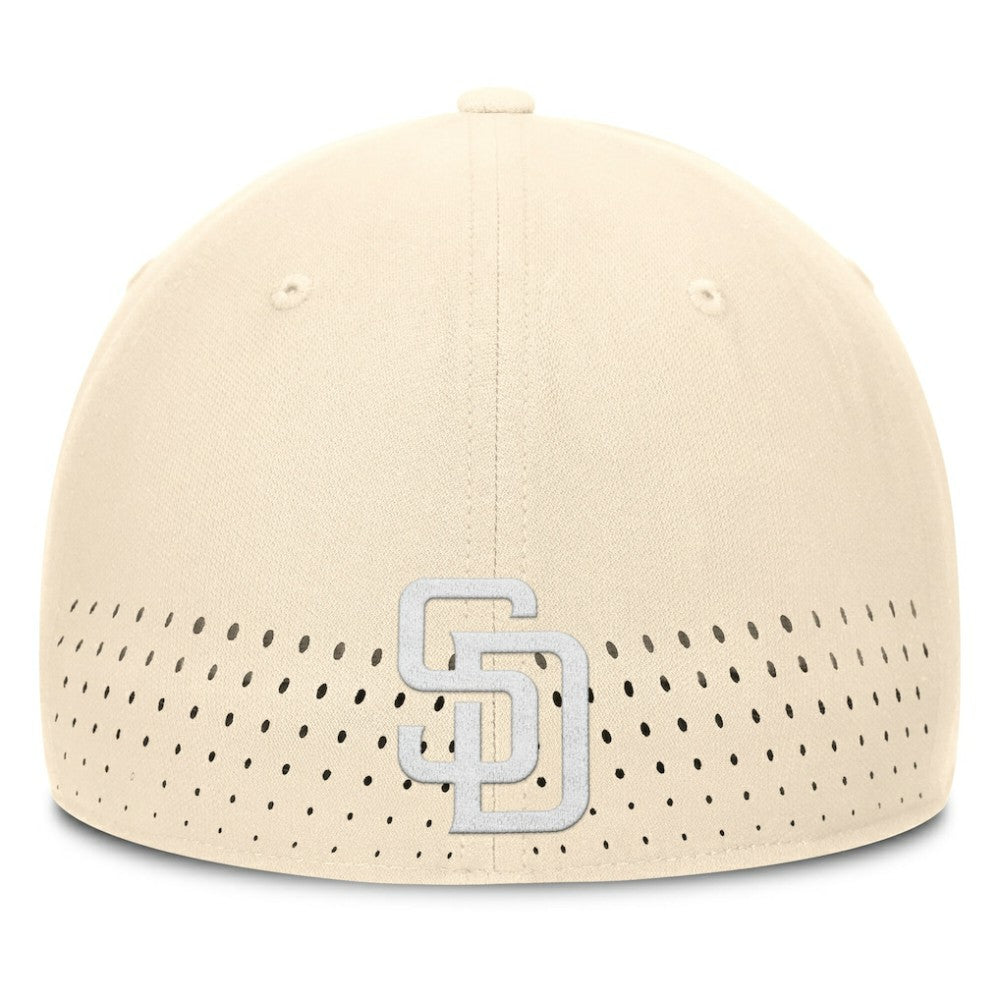 Cream San Diego Padres Nike Rise Performance Flex Hat