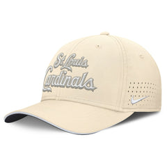 Cream St. Louis Cardinals Nike Rise Performance Flex Hat