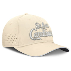 Cream St. Louis Cardinals Nike Rise Performance Flex Hat