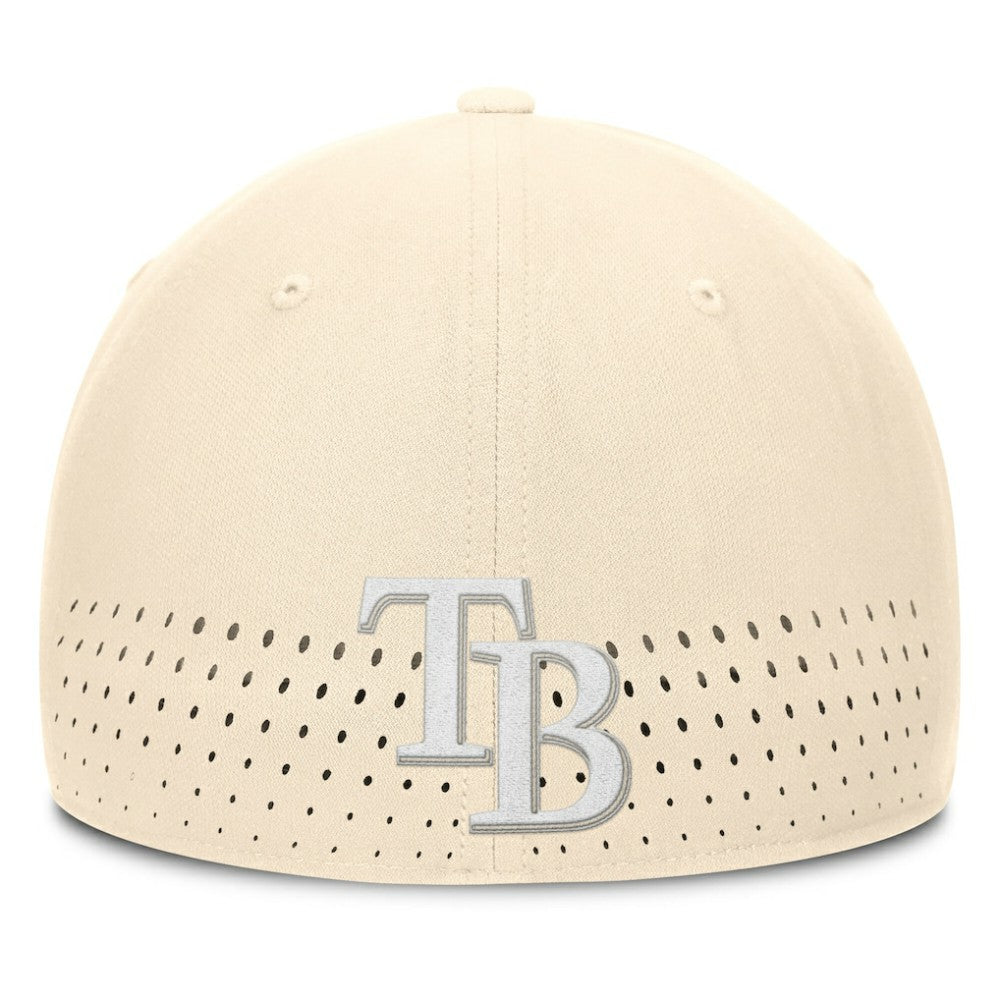 Cream Tampa Bay Rays Nike Rise Performance Flex Hat