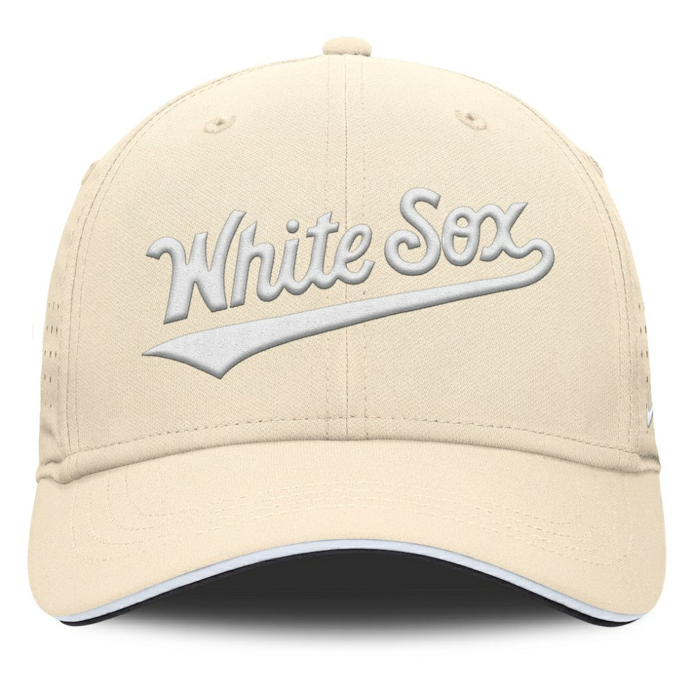 Cream Chicago White Sox Nike Rise Performance Flex Hat