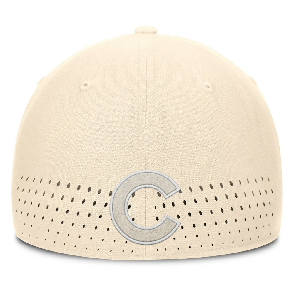 Cream Chicago Cubs Nike Rise Performance Flex Hat