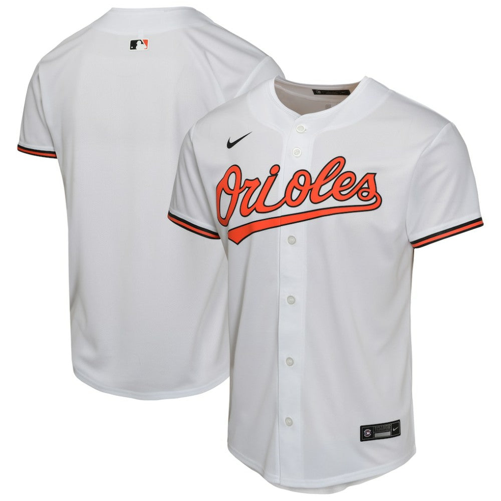 White Baltimore Orioles Nike Youth Home Game Jersey