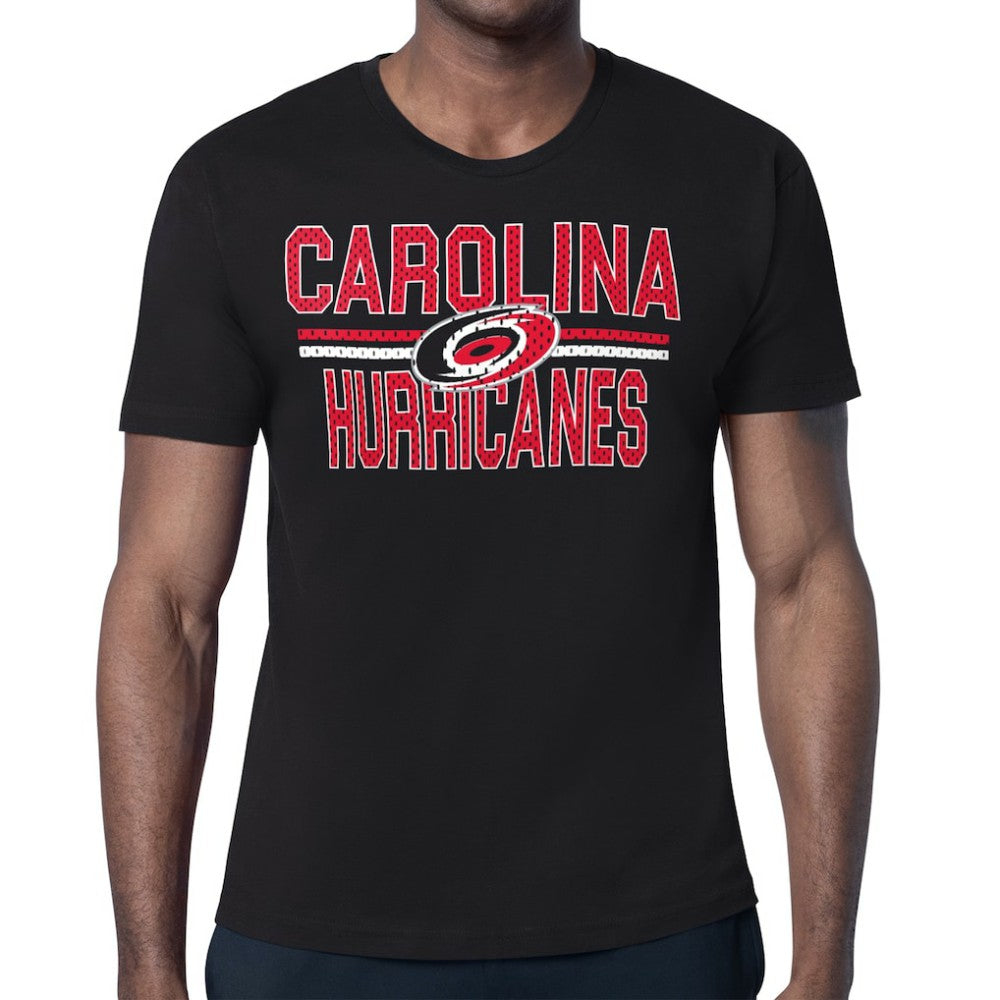 NHL Carolina Hurricanes Starter Mesh Look Team Name T-Shirt