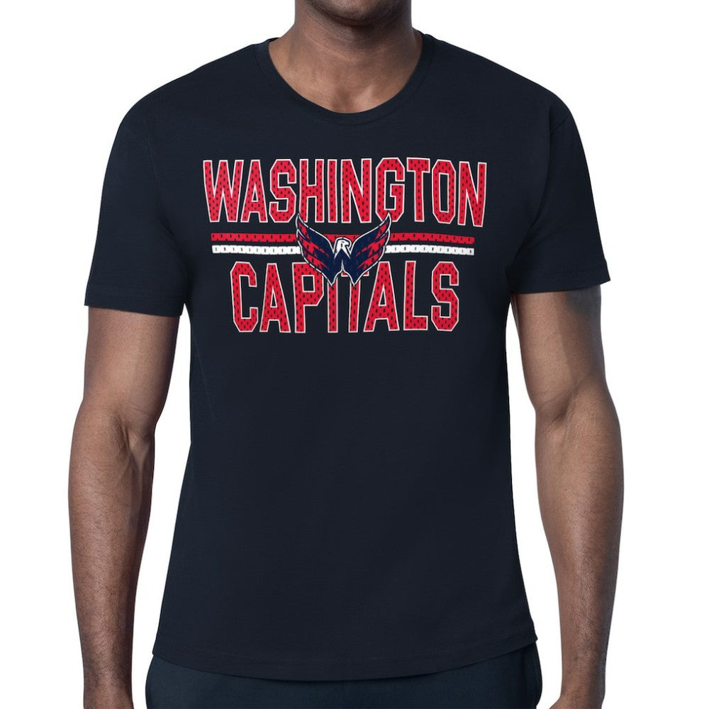 NHL Washington Capitals Starter Mesh Look Team Name T-Shirt
